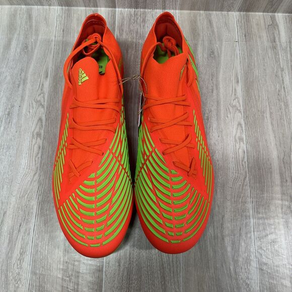 Adidas Predator Edge.1 SG Soccer Cleats Solar Red Orange GW1010 Men’s Size 9 main image 10